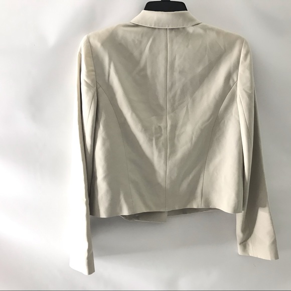 Max&Co. Women Blazer Jacket Size 4 US Ivory Career Work Business Office Italian - Picture 3 of 7